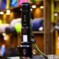 RL-2210 Rechargeable LED Emergency Flashlight 1KM Range | USB Torch with Side Work Light