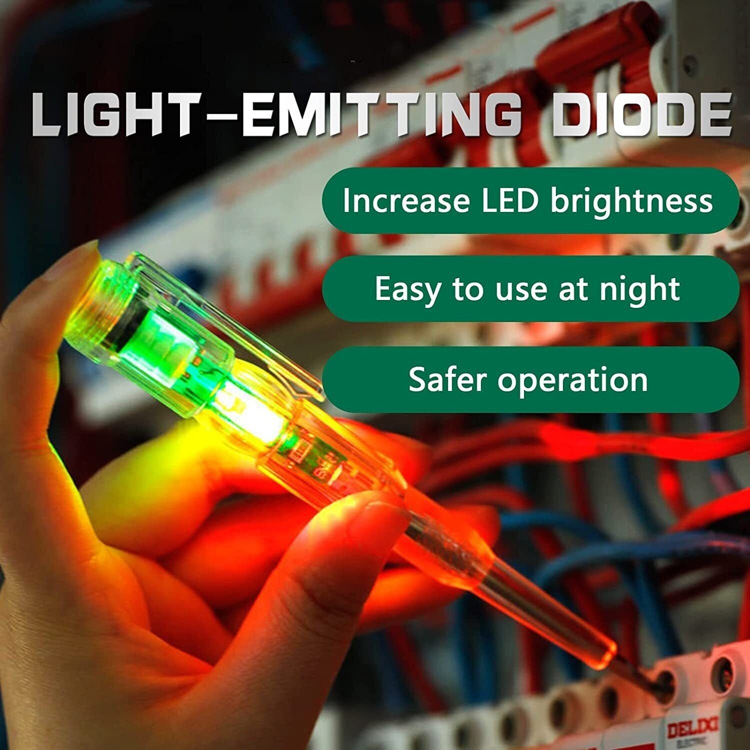 Electrical Voltage LED Tester Used For Detecting AC Voltage In Circuits