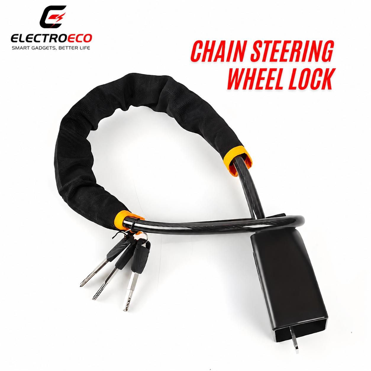 Seat Belt Streeing Whell Lock - Quick Locking Anti Theft Lock