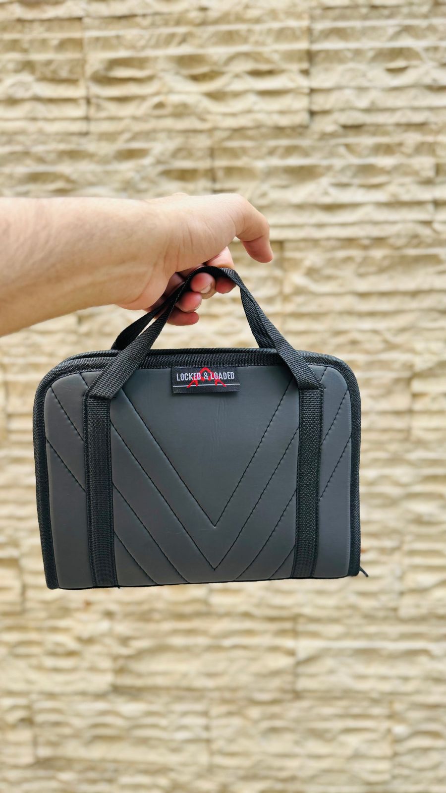 PU Carry Case with Multi Holders & Secure Zip Lock