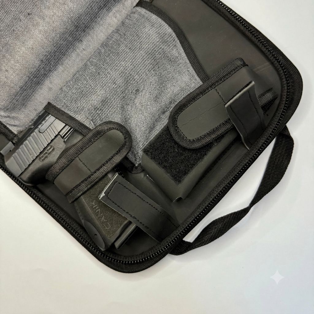 PU Carry Case with Multi Holders & Secure Zip Lock
